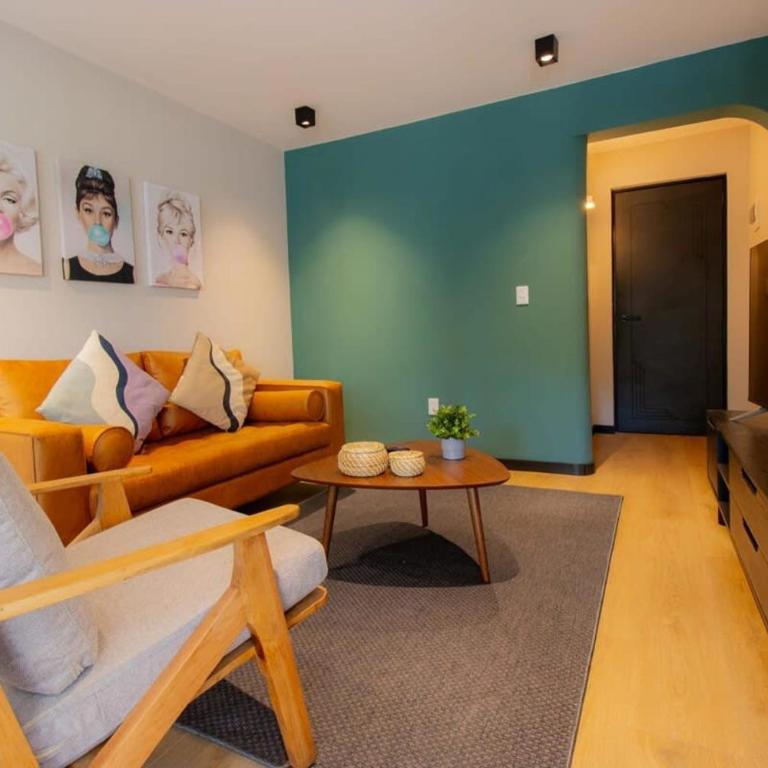 JM 202 Capitalia 1BR Terrace Style and Photogenic Escandon - Apartment - 2