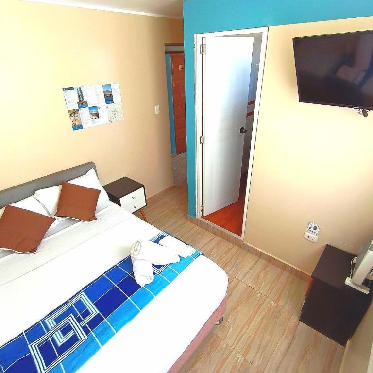 HOSPEDAJE WELCOME PARACAS peru - Double Room with Private Bathroom - 11