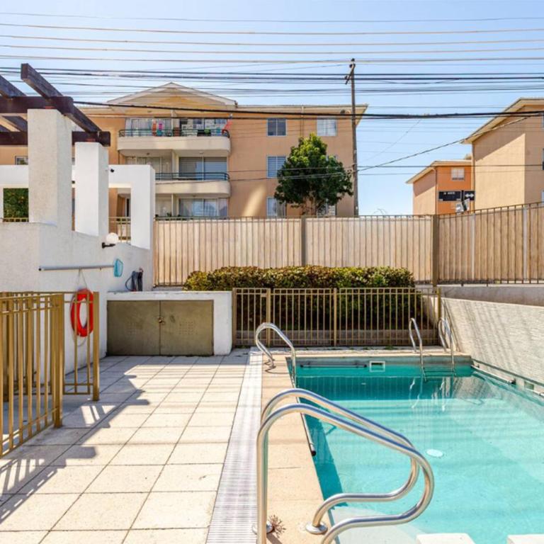 Viña del Mar Depto cercano al Mall Marina playa a 5 minutos en auto vista al mar WiFi estacionamiento - Three-Bedroom Standard Apartment - 31