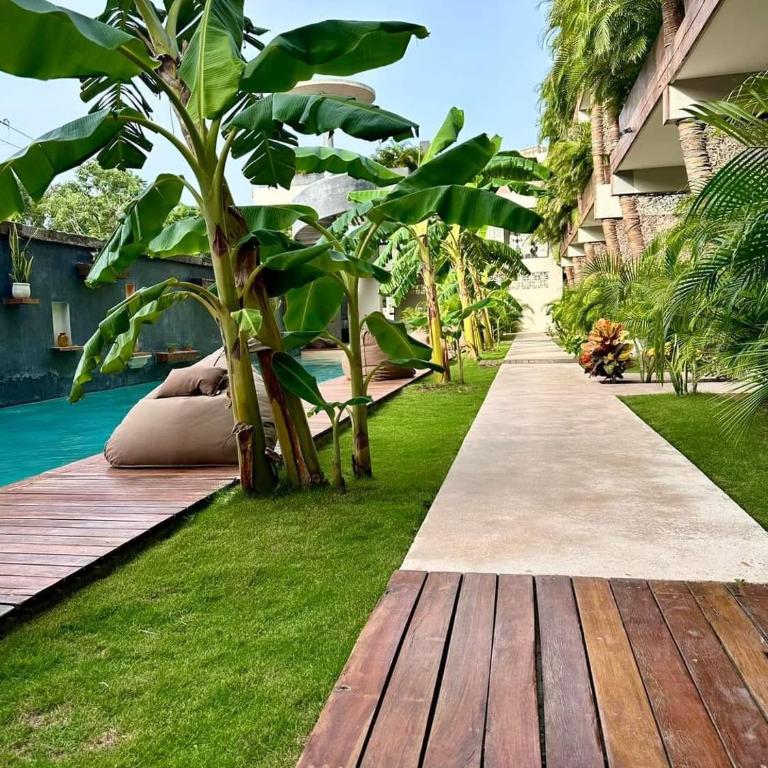 TULUM XAMIRA PRIVATE SPA Balcony - Estudio con cama extragrande y sofá cama - 29