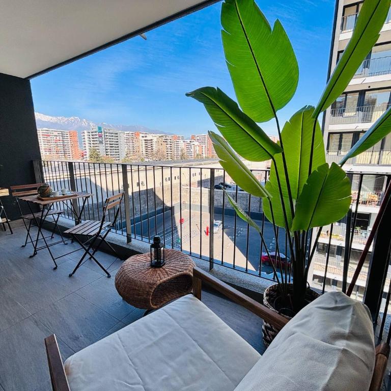 Chic Apartamento Ñuñoa, Parking y AC, hasta 4 personas - Apartment - 1
