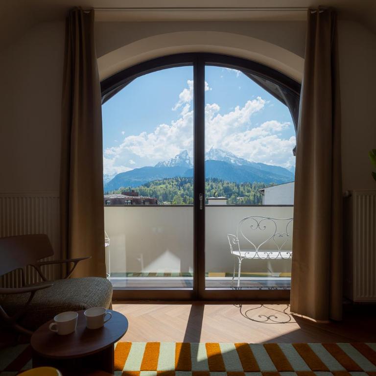 Alpine Apartements Maximilian Berchtesgaden - Apartment mit 3 Schlafzimmern und Bergblick - 11