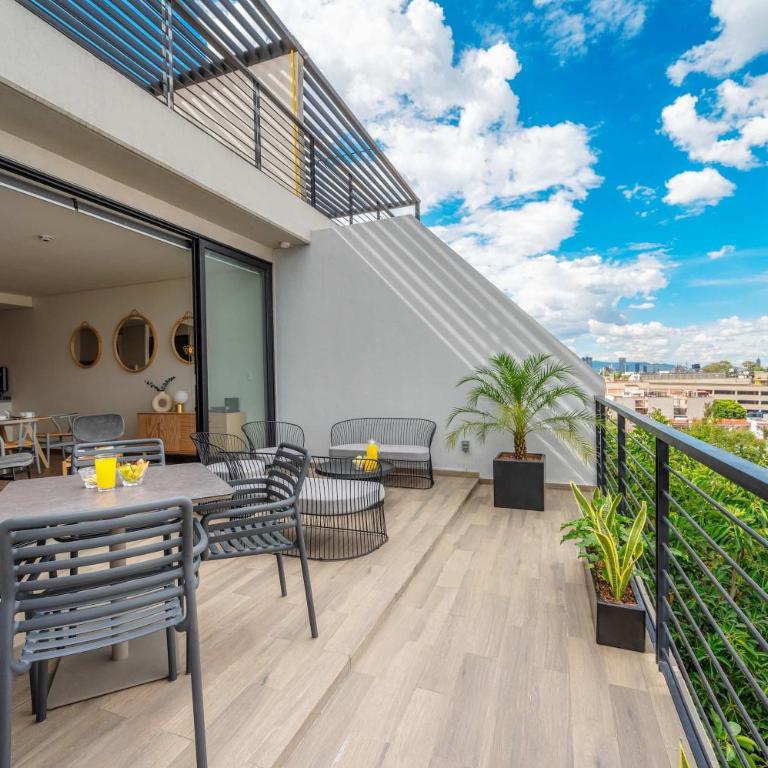 Capitalia Elegant Terrace CDMXs Elite Area - Apartamento - 1