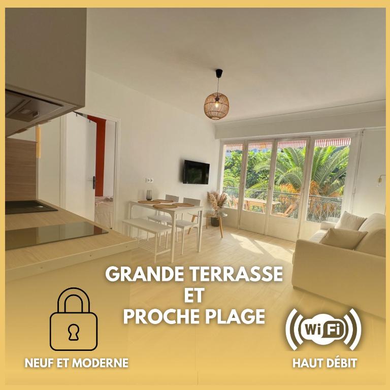 Magnifique T2 proche mer et ville refait à neuf avec terrasse - Appartamento con 1 Camera da Letto - 1