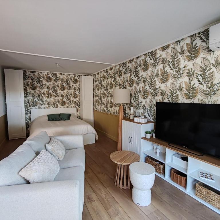 Studio avec coin nuit climatisé avec grande terrasse et parking au pied de la Marina et de la plage de Fréjus - Appartement 1 Chambre - 12