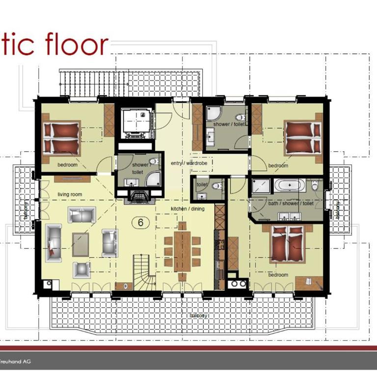 Apartment Alpenblume - GRIWA RENT AG - Apartment mit 4 Schlafzimmern - 23