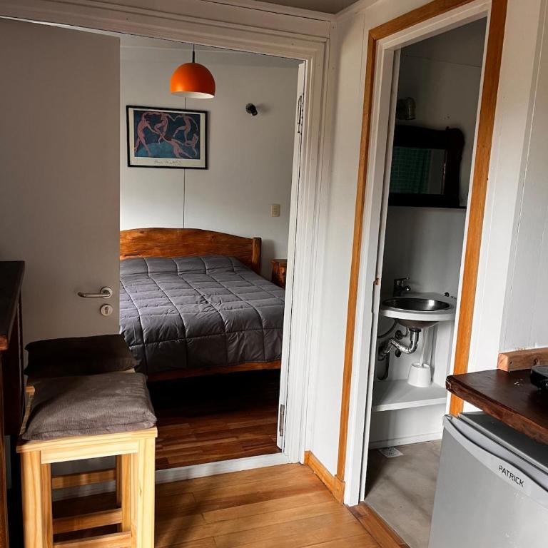 Cabaña vista a la sierra rodeada de verde - Casa con 1 dormitorio - 5