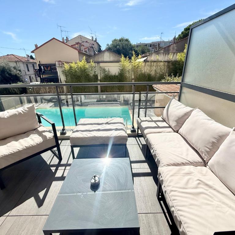 T2 - piscine - garage privé - 5 min de Cannes - Appartement 1 Chambre - 2