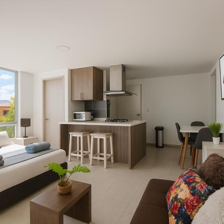 Edificio La Frontera - Vista El Poblado Free Parking & Wifi Recep 24 h - Suite con vistas a la ciudad - 1