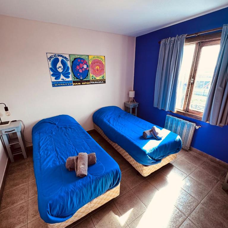 Cabañas y Hostel I Keu Ken - Habitación Doble con baño compartido - 2 camas - 7