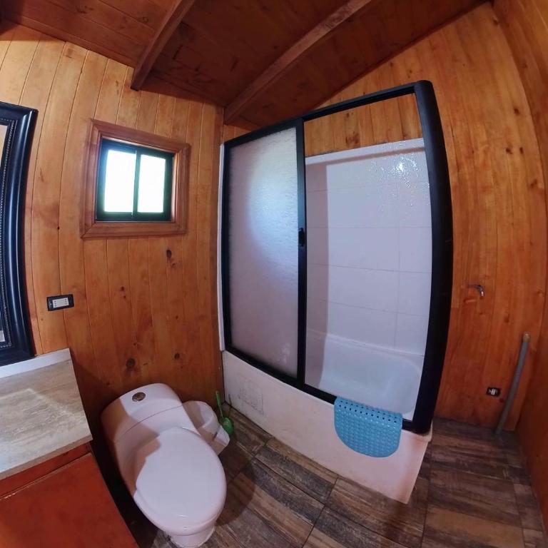 Cabaña con tinaja y vista al lago en Panguipulli - Two-Bedroom House - 3