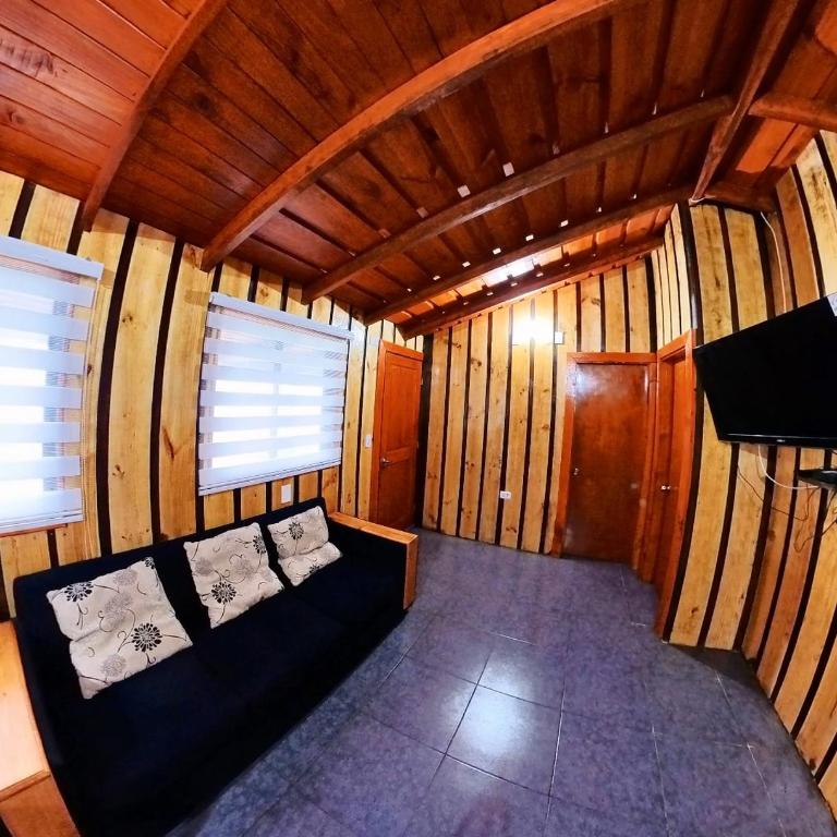 Cabaña con tinaja y vista al lago en Panguipulli - Two-Bedroom House - 4