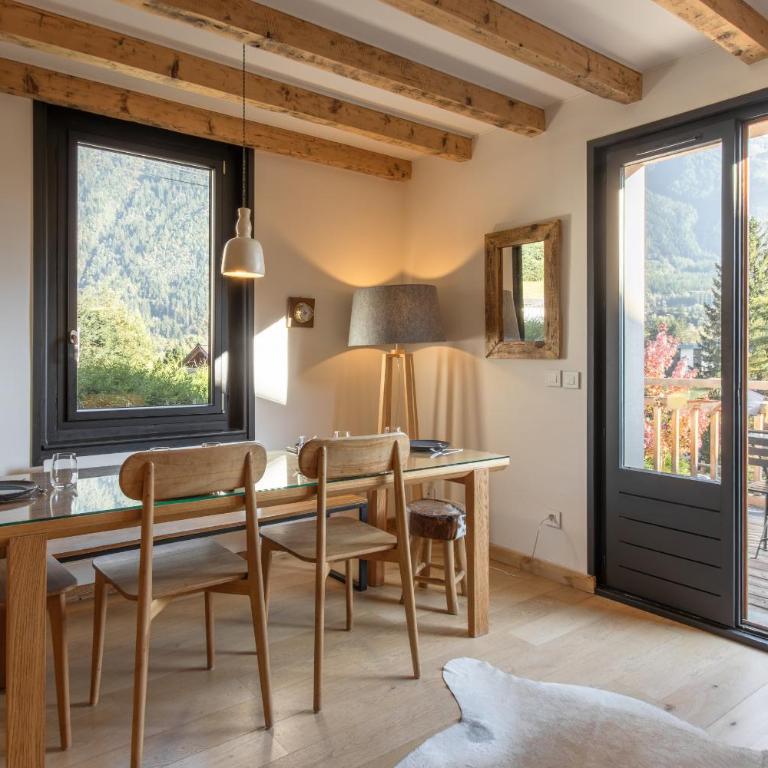 Le Refuge des Pecles, chalet avec vue Mont-Blanc - Chalet - 5