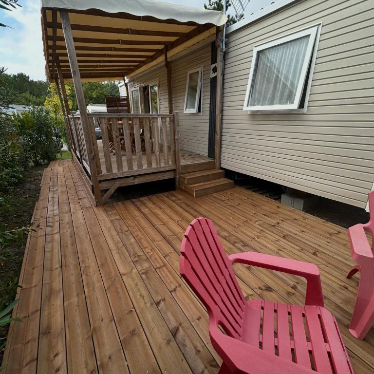 Camping Les Viviers Siblu au Cap Ferret - Mobilhome cosy - Mobile Home - 5