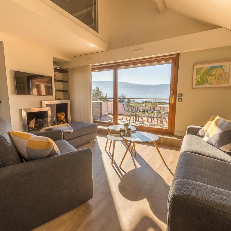 Le Duplex Plage - 2 ch, terrasse vue lac - Apartment mit Seeblick - 2