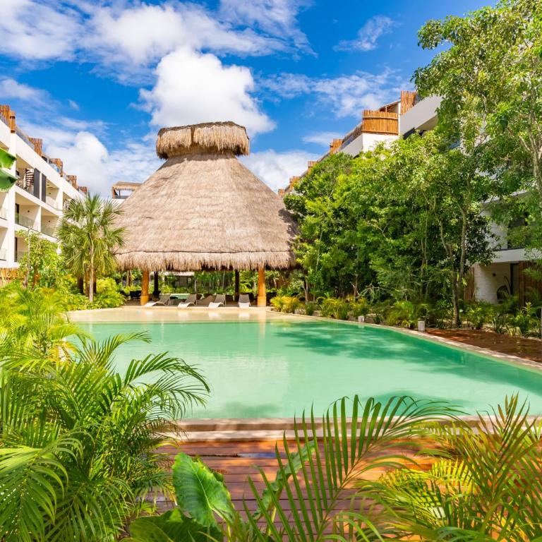 Oasis secreto en tranquila zona 2Br en Tulum By Yeah - Apartamento de 2 dormitorios con balcón - 4