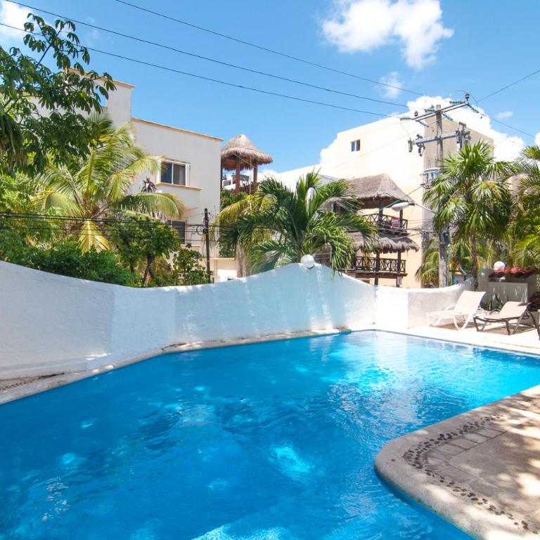Private Terrace 3 blocks to Mamitas & 5th Ave, Gated with Pool - Apartment mit 1 Schlafzimmer - 6