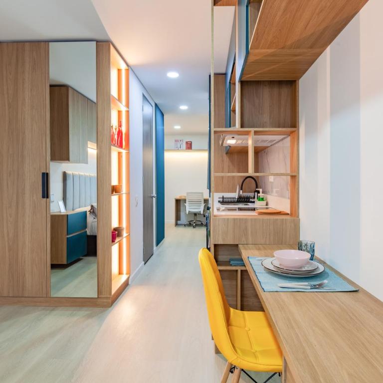 Pixel Living, Apartaestudios Modernos en La Castellana, Calle 100 - Apartamento de 1 dormitorio - 4