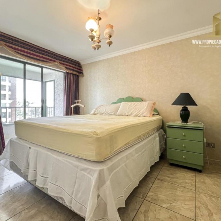 Cómodo depto para 5 personas con vista al mar piscina y wifi 20 - Three-Bedroom Apartment - 4