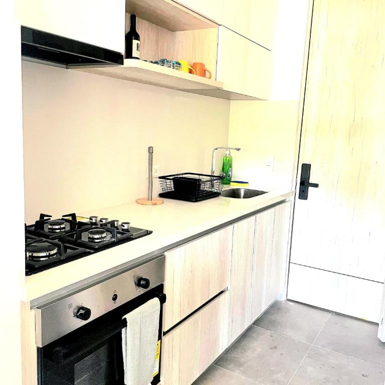 Apto en santa marta a 10 min del mar, excelente descanso - One-Bedroom Apartment with Balcony and Mountain View - 7