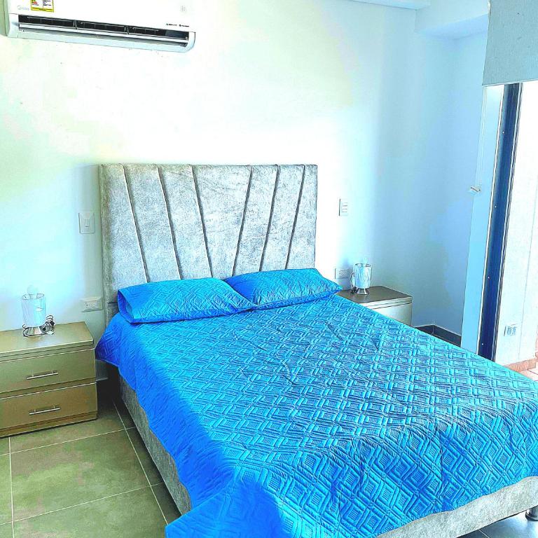 Apto en santa marta a 10 min del mar, excelente descanso - One-Bedroom Apartment with Balcony and Mountain View - 8