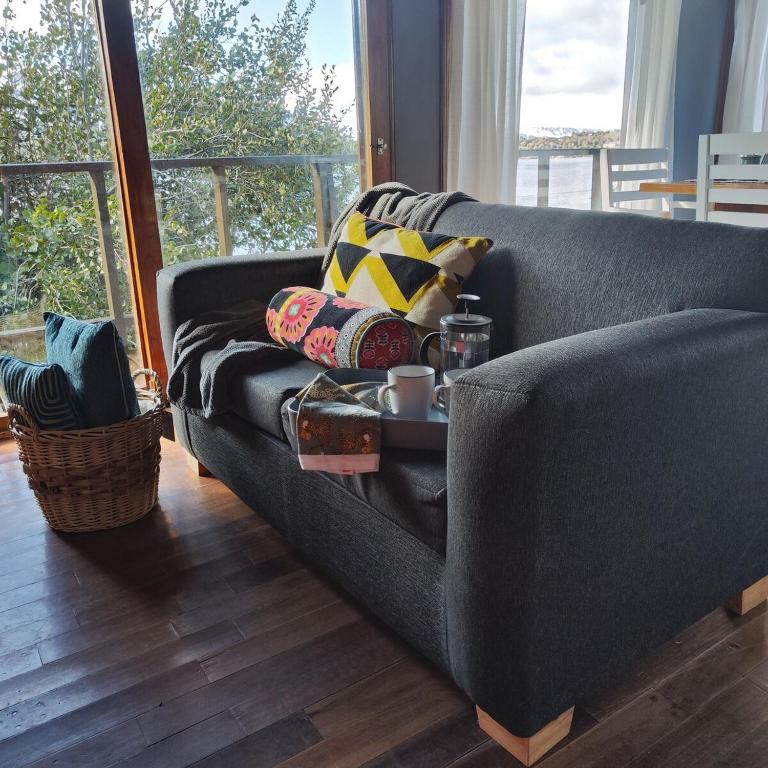 Cabañas ROCA DEL LAGO, en Villa Pehuenia - Two-Bedroom House - 16