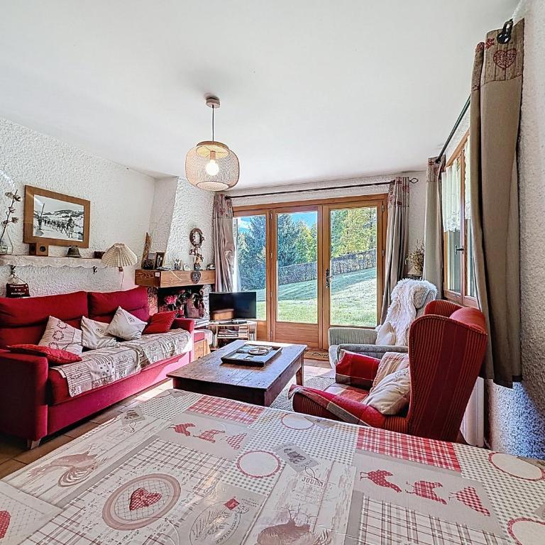 "Charmant 3 pièces avec jardin au pied des pistes de Combloux" - Appartement 2 Chambres - 1