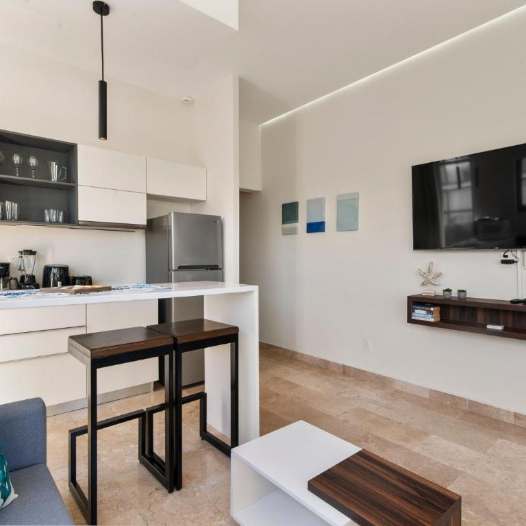 Nuevo Estudio con terraza totalmente equipado Tulum Aldea Zama - Apartamento de 1 dormitorio - 22