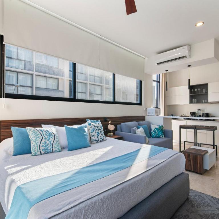 Nuevo Estudio con terraza totalmente equipado Tulum Aldea Zama - Apartamento de 1 dormitorio - 36