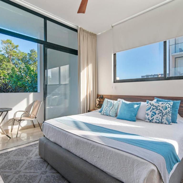 Nuevo Estudio con terraza totalmente equipado Tulum Aldea Zama - Apartamento de 1 dormitorio - 50
