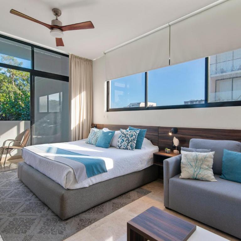 Nuevo Estudio con terraza totalmente equipado Tulum Aldea Zama - Apartamento de 1 dormitorio - 1