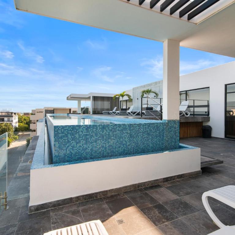Nuevo Estudio con terraza totalmente equipado Tulum Aldea Zama - Apartamento de 1 dormitorio - 49