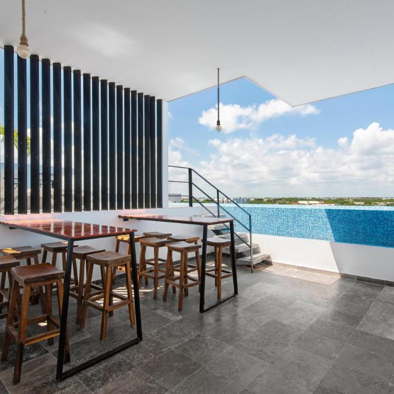 Nuevo Estudio con terraza totalmente equipado Tulum Aldea Zama - Apartamento de 1 dormitorio - 59