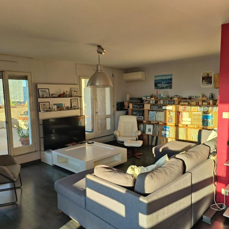 T5 Exceptional! Terrace 60 m2 by station 8 Pers - Appartamento - 15