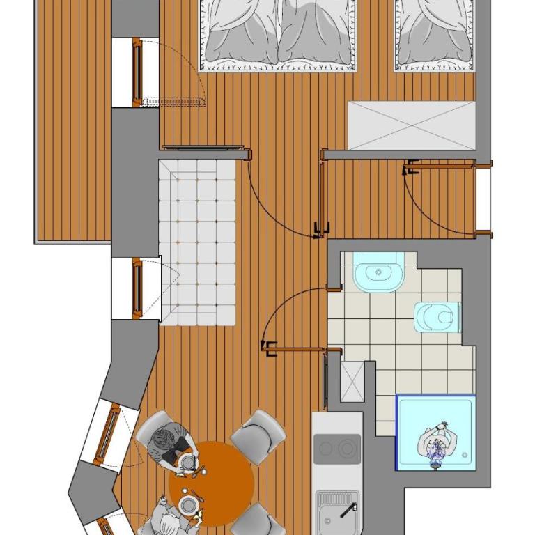 GRUBERS Appartments Gastein - Apartment mit 1 Schlafzimmer - 1