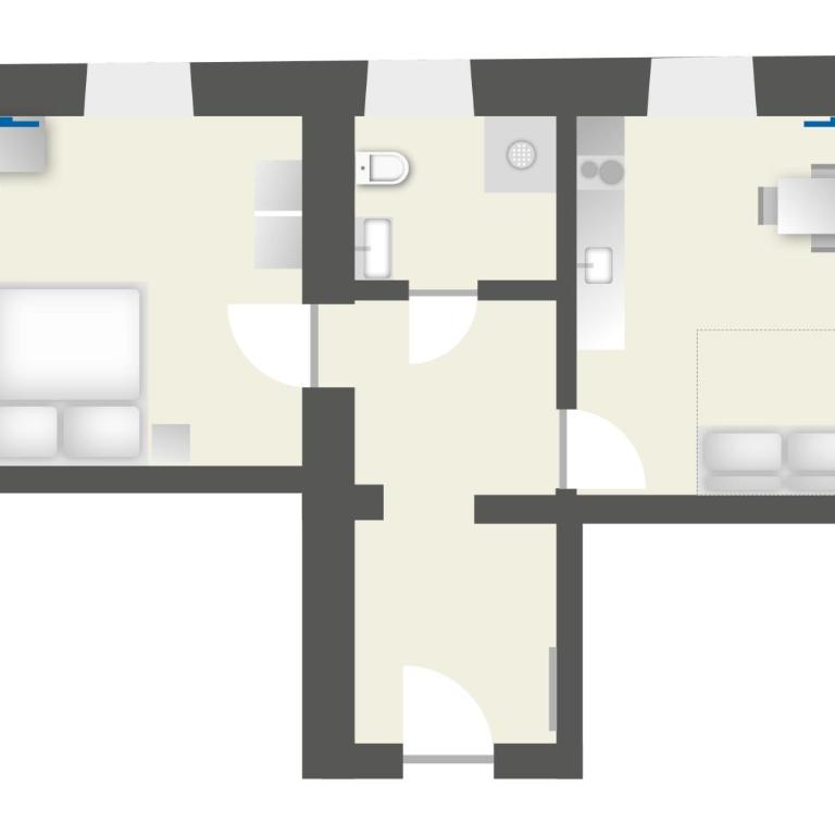Amedeo Zotti Residence Salzburg - Apartment mit 1 Schlafzimmer - 13