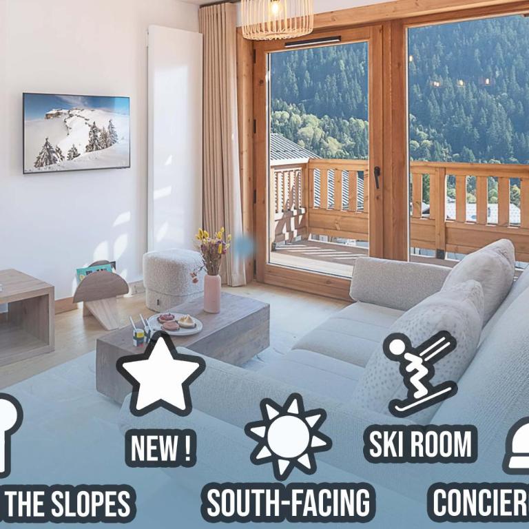 New - Central - South-facing Terrace - Mountain View - Appartement 2 Chambres - 2