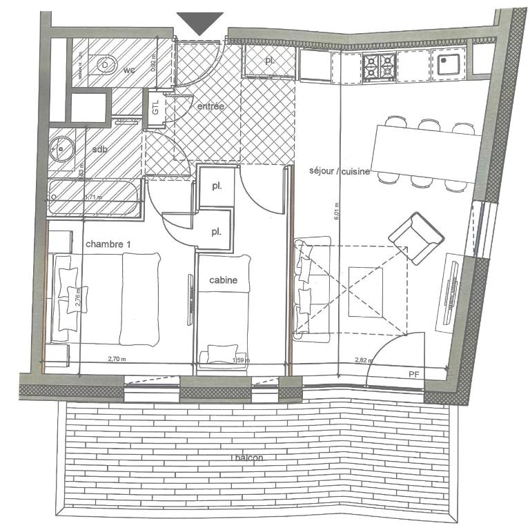New - Central - South-facing Terrace - Mountain View - Appartement 2 Chambres - 15