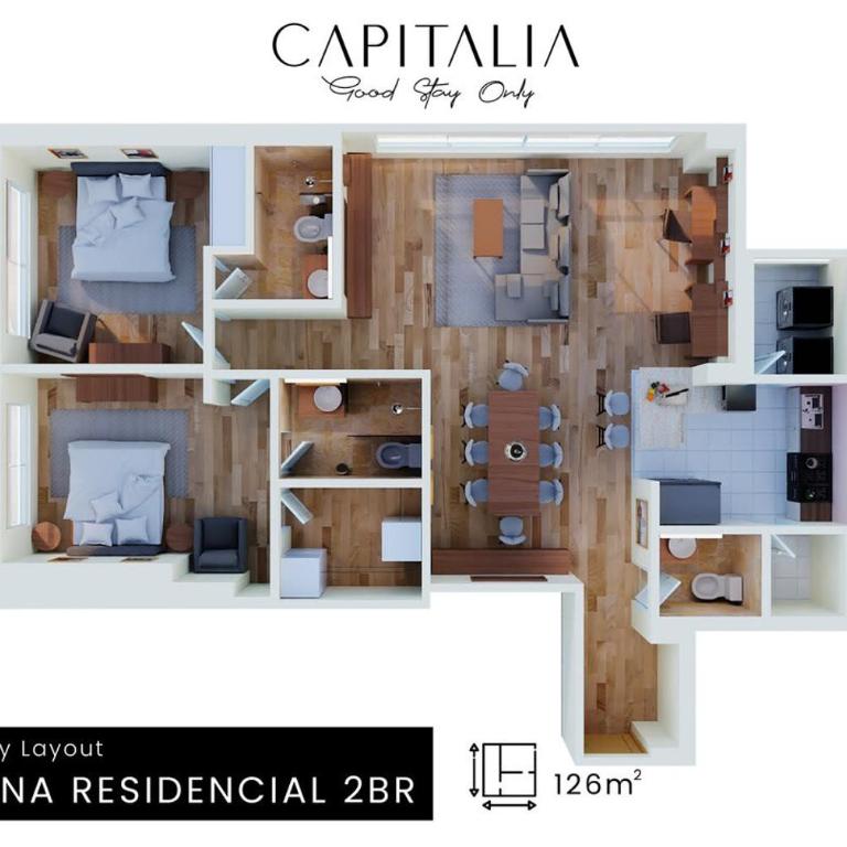 Capitalia Santa Fe Style & Comfort with Parking - Apartamento - 28