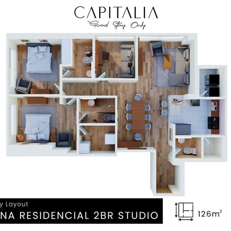 Capitalia 3BR Condo with Parking gym & Terrace - Apartamento - 29
