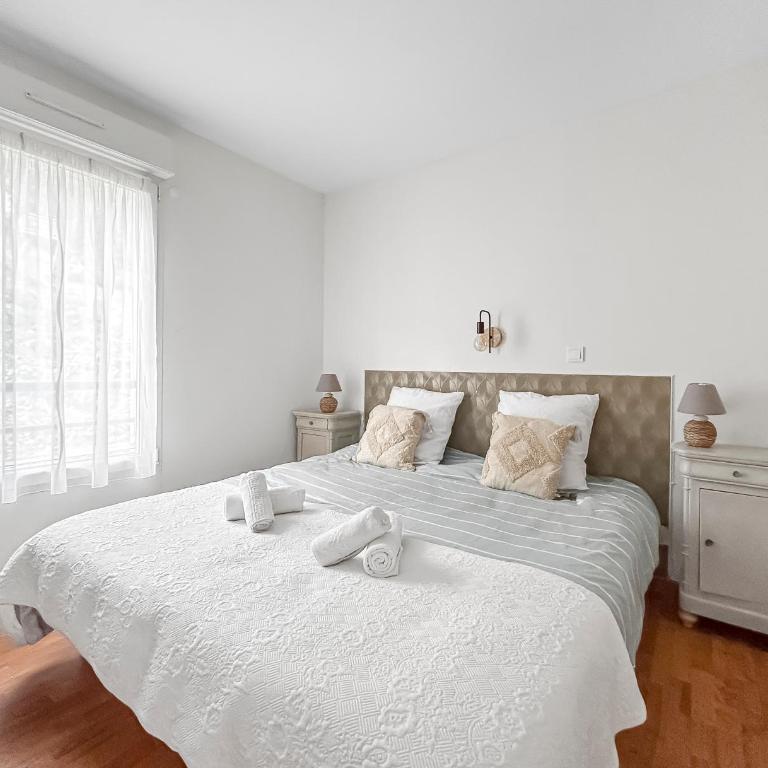 Terrasse, Parking privé, Vue lac & montagne - Appartement 1 Chambre avec Balcon - 3