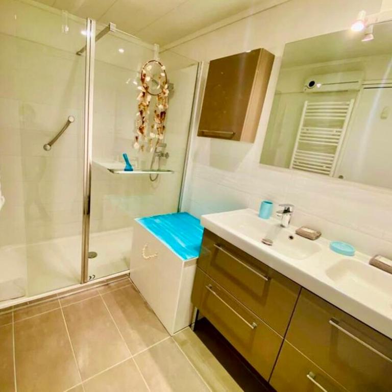 T3 bohème vue imprenable sur la Crique - Wifi - Vue mer et plage - Apartment mit 2 Schlafzimmern - 7