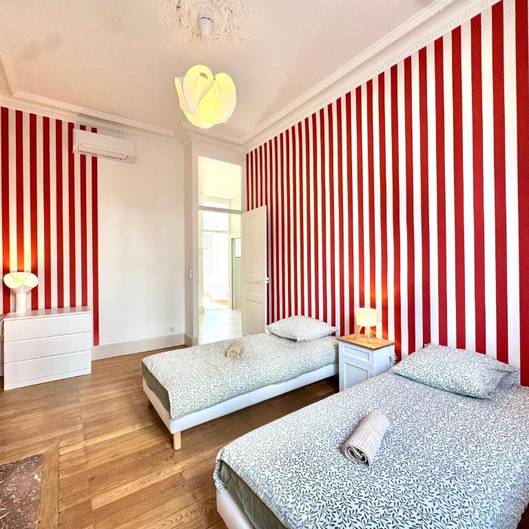 Le Porte de France, 6 pers, 300 m gare, Climatisation - Two-Bedroom Apartment - 13