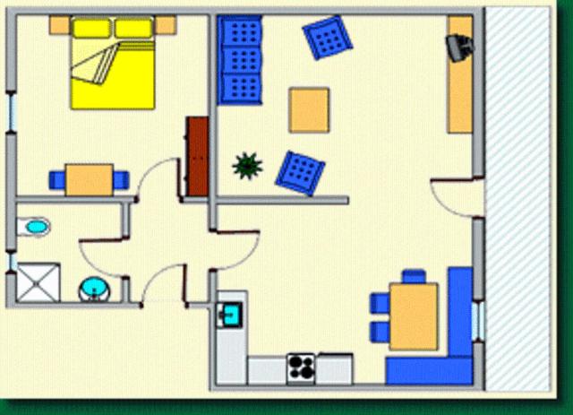 Appartementhaus Schöpf - Apartment mit 1 Schlafzimmer und einem Balkon (2-4 Erwachsene) - 2