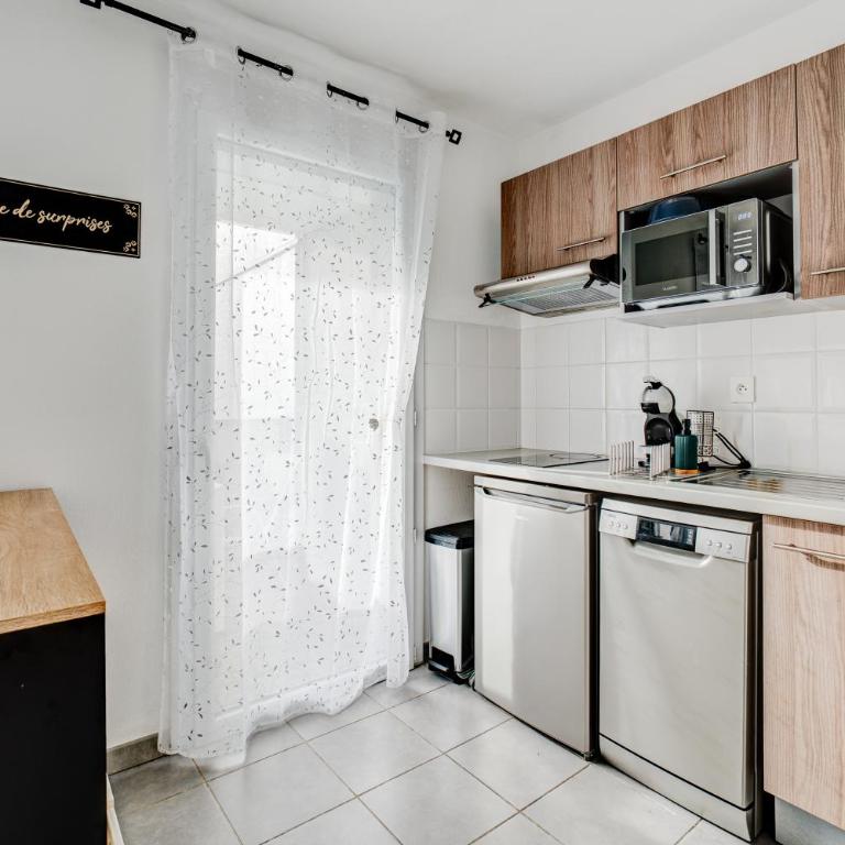 L'étoile de Rêve-Zenith avec parking gratuit et 2 tarasses - Apartamento de 1 dormitorio - 10