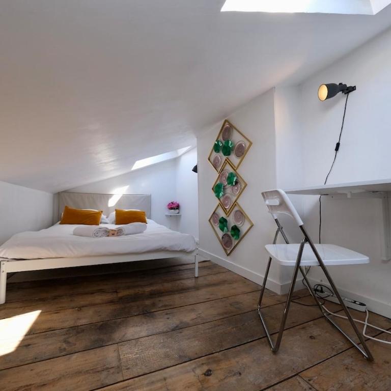 Duplex atypique et cosy au cœur de Rouen - One-Bedroom Apartment - 14