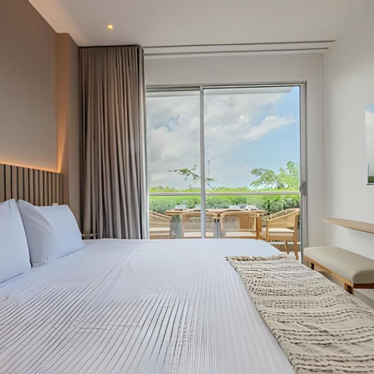 1 k Baia Kristal lujoso y nuevo 2 alcobas Prive 2 - Deluxe Two-Bedroom Apartment with Garden View - 9