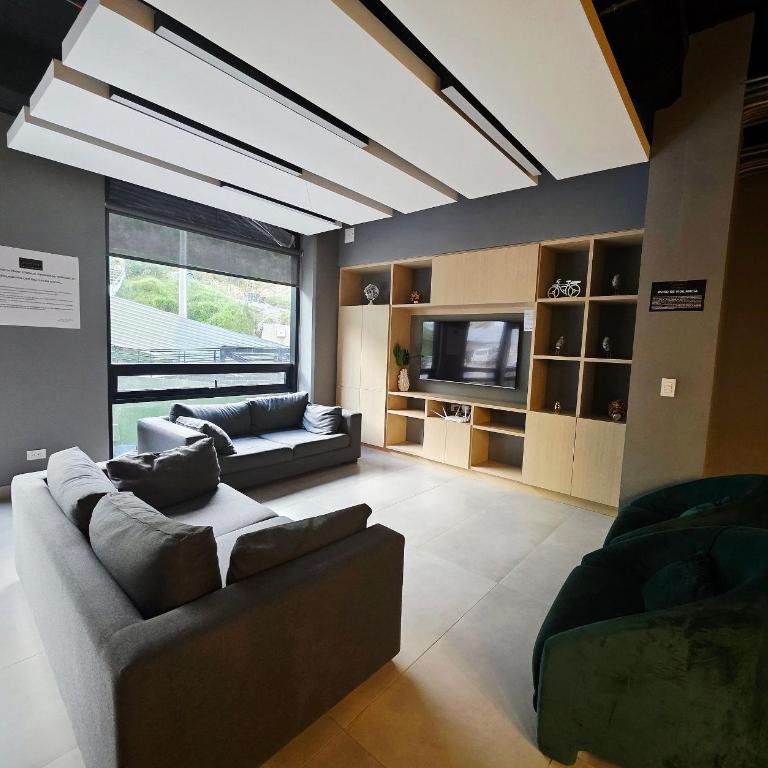 Acogedor Loft con Tecnología Alexa, Vista Usaquen - Apartamento de 1 dormitorio con vistas a la ciudad - 32