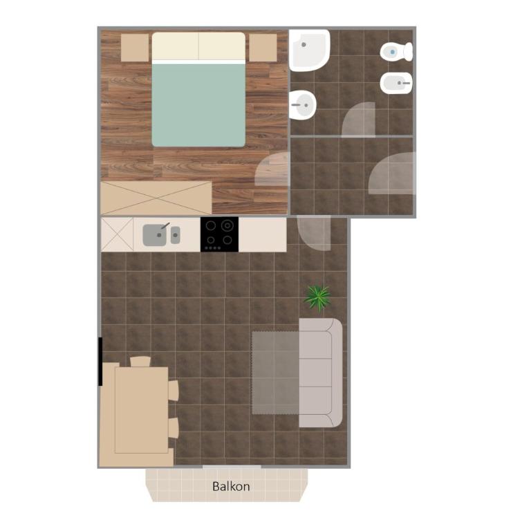 Residence Reinhild - Appartement 1 Chambre avec Balcon - 9