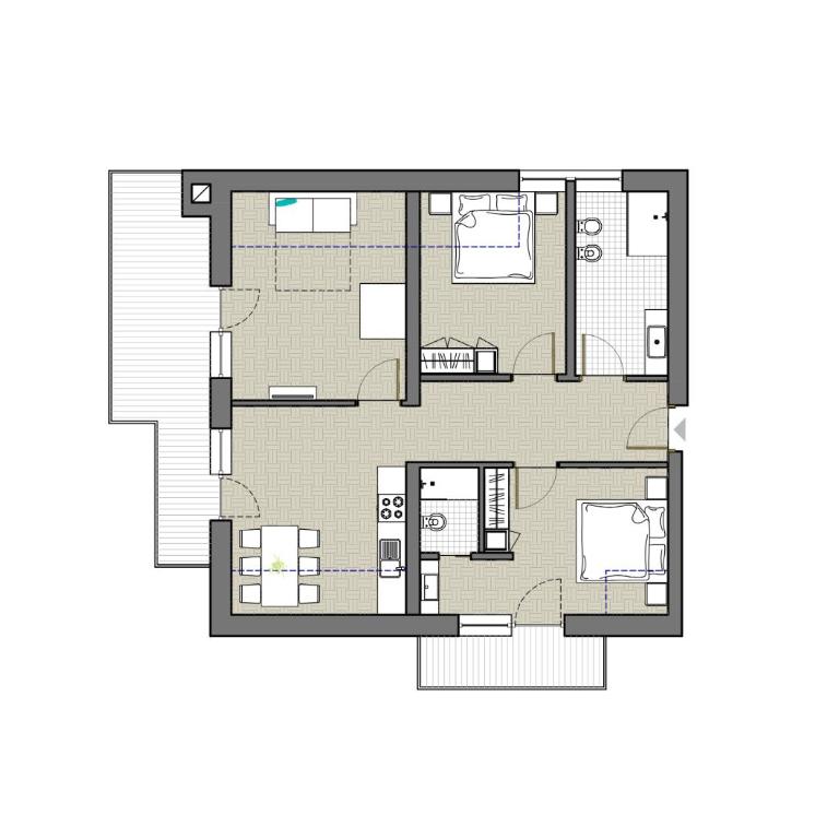 Plattenriegelhof - Appartamento con 2 Camere da Letto - 10